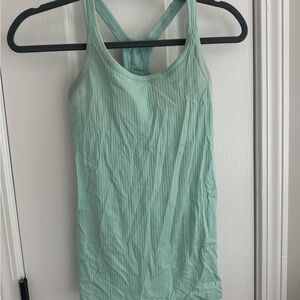 Lululemon Athletica Light Green Tank Top